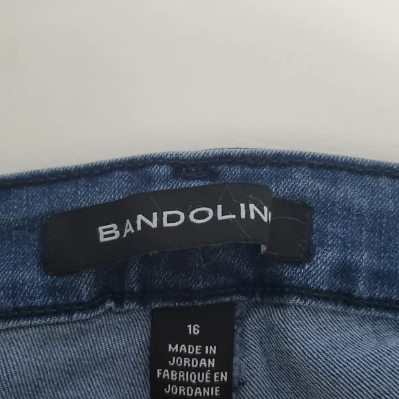 Bandolino Mandie Classic Blue Straight Leg Women's Jeans - Picture 7 of 9